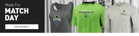 Seattle Sounders FC Gear, Seattle Sounders FC Jerseys, Tees, Hats ...