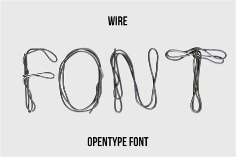 Wire Font on Behance