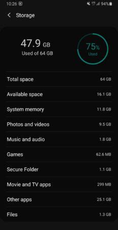 Best fix for phone memory full but no files - Gadgetroyale