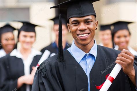 Good looking african graduate — Stock Photo © michaeljung #42487119