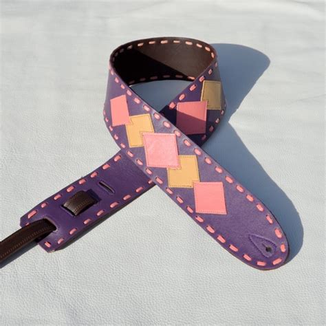 Guitar straps for girls. Cute leather by VickiBeadsandLeather