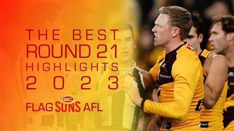 Best round 21 highlights AFL - YouTube