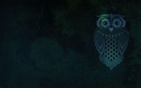 Vintage Owl Desktop Wallpaper