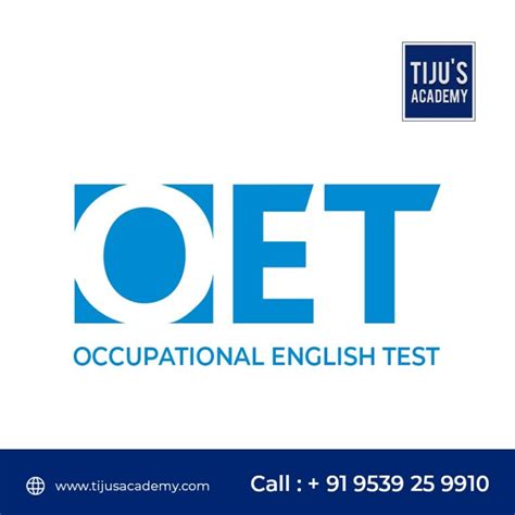 OET Exam Dates 2024 in India : Tiju's Academy