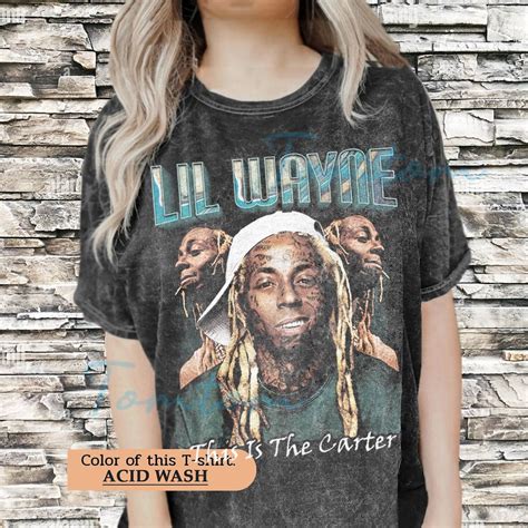 Vintage Lil Wayne Oversized Shirt Rapper Shirt Lil Wayne - Etsy