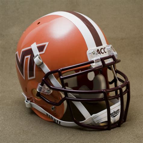 VIRGINIA TECH HOKIES NCAA Schutt XP Full Size AUTHENTIC Gameday Football Helmet | eBay