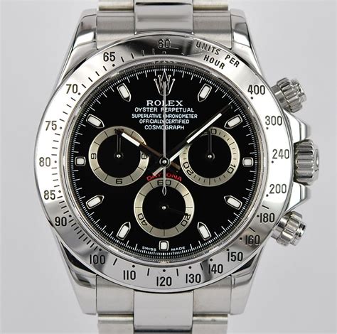 Pre-Owned Rolex Daytona 116520 Black Dial