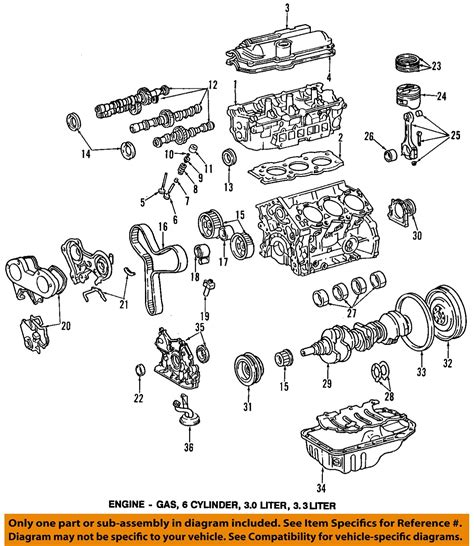 1999 Toyota Camry V6 Engine Diagram