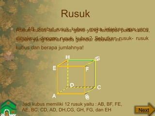 Bangun ruang kubus