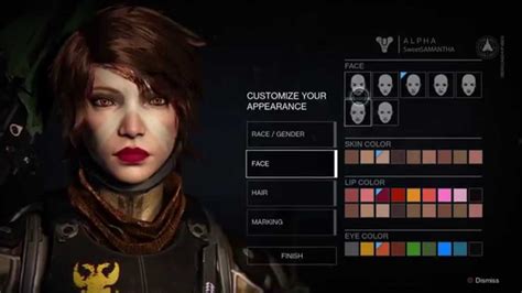 Destiny | Character Customization Human Hunter (female) - YouTube