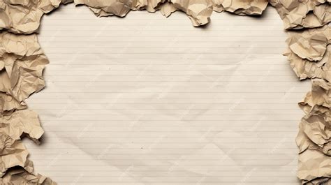 Premium AI Image | Torn Notebook Paper Background