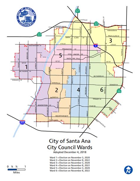 2018 ward re-boundary - City of Santa Ana