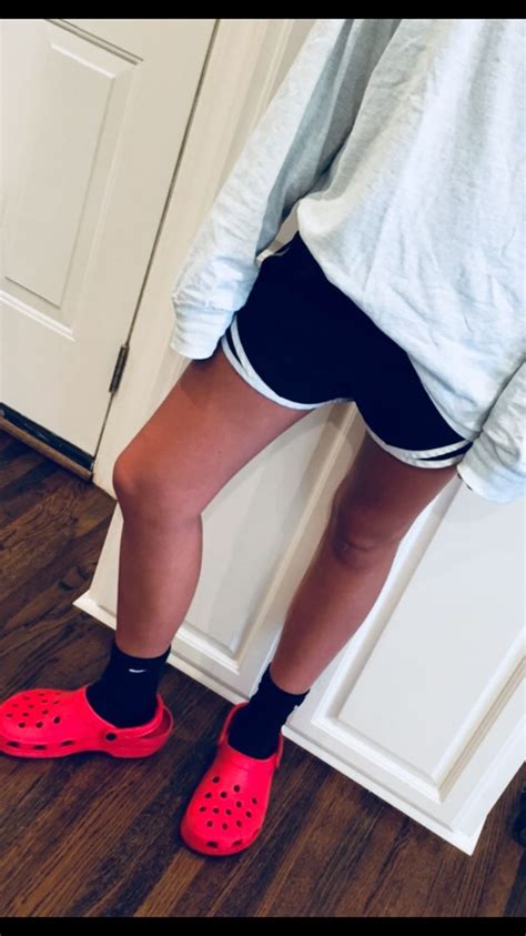 #crocs&socks ️ | Crocs outfit, Crocs outfits, Sporty outfits