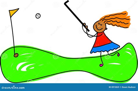 Crazy Golf Kid Royalty-Free Stock Image | CartoonDealer.com #886984