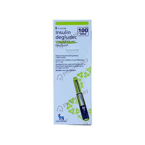 Tresiba 100 IU/ML Solution For Injection (3) - Uses, Side Effects, Dosage, Composition & Price ...