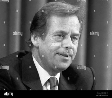 Vaclav Havel President of Czechoslovakia Stock Photo - Alamy