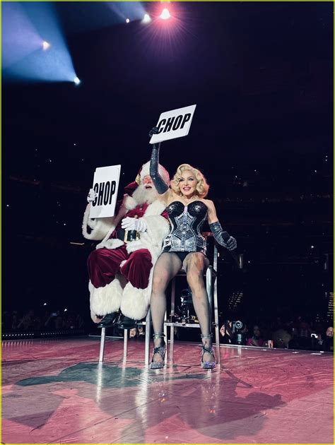 Madonna Welcomes Santa Claus to the Stage During 'Celebration Tour ...