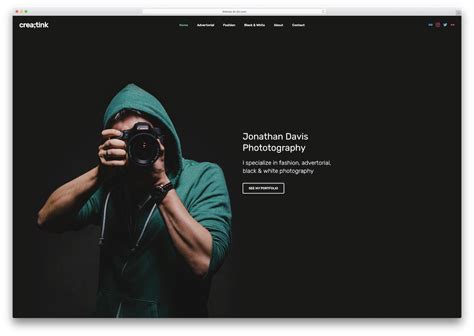 Website Templates Photography