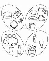 Food Group Coloring Page  Free Printable Pages For Kids sketch template