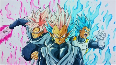 Introducir 51+ imagen goku black vs goku y vegeta - Viaterra.mx