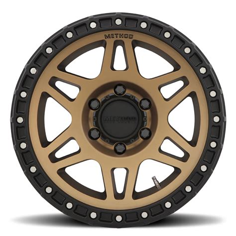 312 | Method Bronze - Matte Black Lip – MR31278555900 – Method Race Wheels