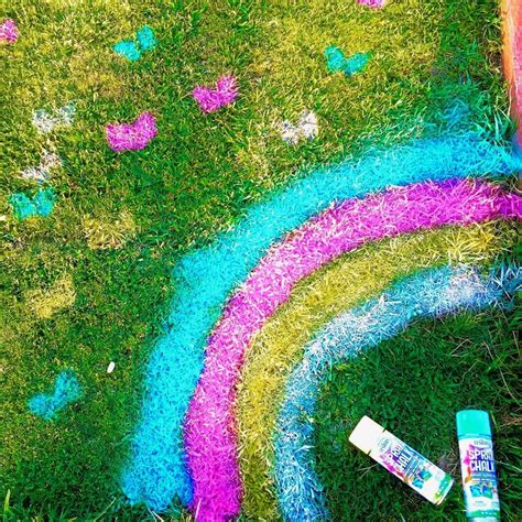 Kindness craft idea: Spray chalk and stencil | Spray chalk, Sidewalk chalk art, Chalk art