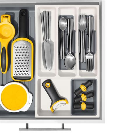 OXO Expandable Utensil Drawer Organizer | The Container Store