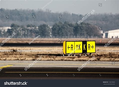 Airport Taxiway Markings Stock Photo 118319020 : Shutterstock