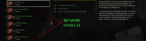 Increased Suggested Levels for Quests at The Witcher 3 Nexus - Mods and community