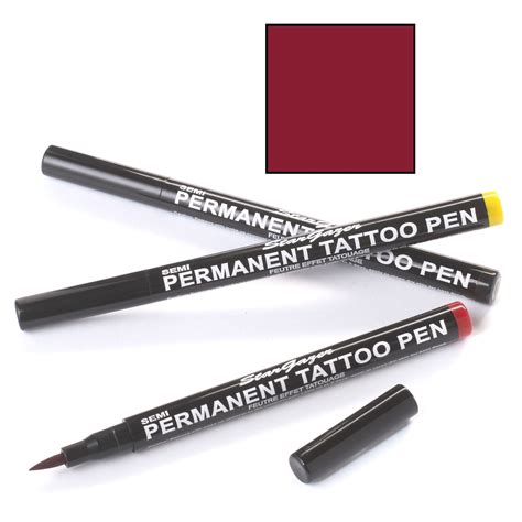 BURGUNDY 02 - Semi Permanent Tattoo Pen Stargazer 1ml