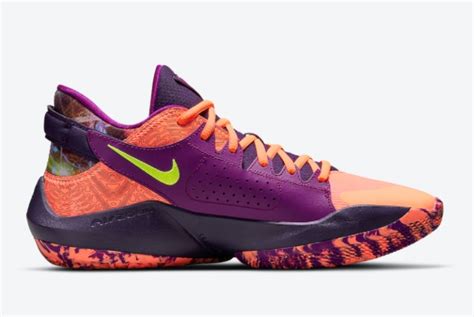 Hot Nike Zoom Freak 2 "Bright Mango" Red Plum-Volt-Grand Purple CW3162-800