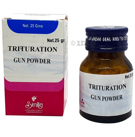 Similia Gun Powder Trituration Tablet 6X: Buy bottle of 25.0 gm Trituration Tablet at best price ...