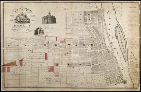 Map of the City of Albany - Albany Institute of History and Art