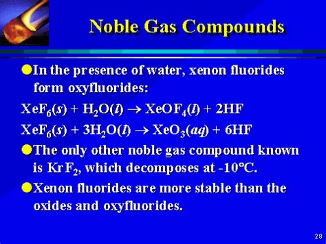 Noble Gas Compounds