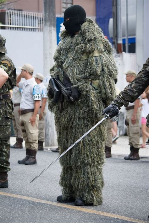 Soldiers of the Military Police Special Forces during a Military Parade ...