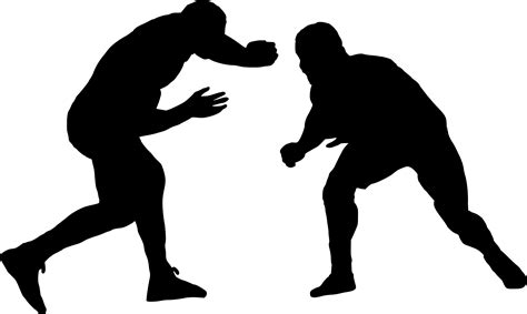 15 Wrestling Silhouette (PNG Transparent) | OnlyGFX.com