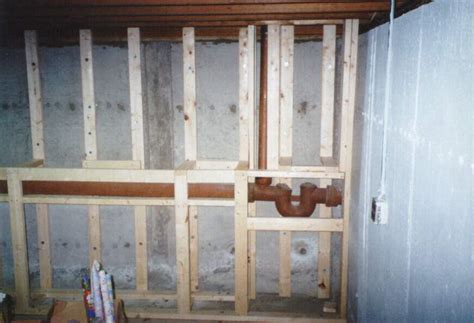 Framing Basement Walls Around Pipes | Openbasement