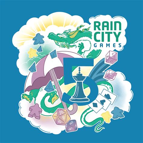 Rain City Games 5th Anniversary T-Shirt - Rain City Games