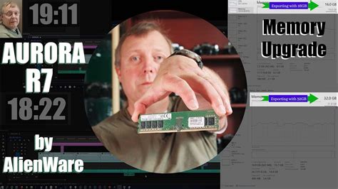 Alienware Aurora R7 Memory Upgrade 16GB to 32GB - YouTube