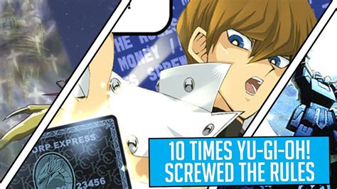 10 Times The YU-GI-OH! Anime Screwed The Card Game Rules! - YouTube