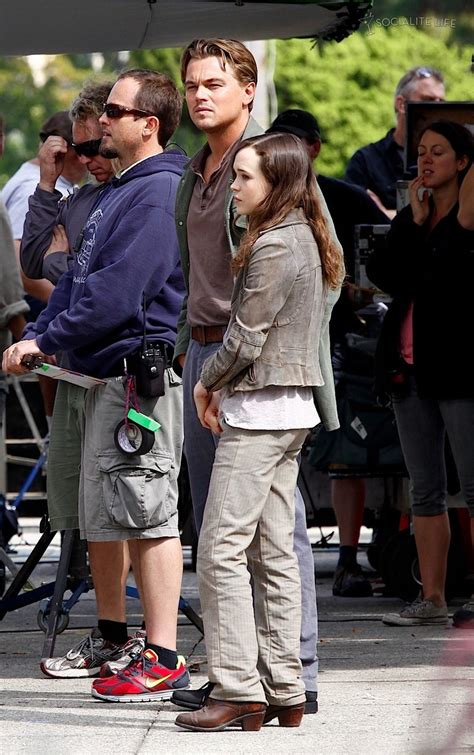 Ellen Page & Leonardo DiCaprio || On the set of INCEPTION - Dom&Ariadne ...