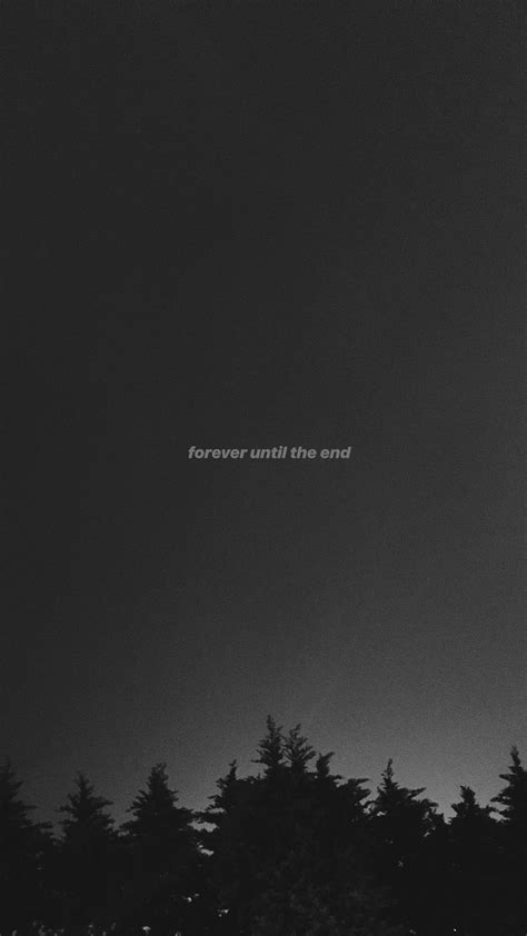 Gray aesthetic sad quote Wallpaper Download | MobCup