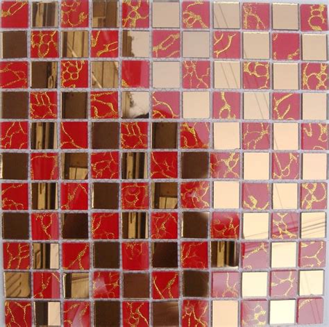 glass tile backsplash mirrored mosaic designs mirror tiles MOSA13