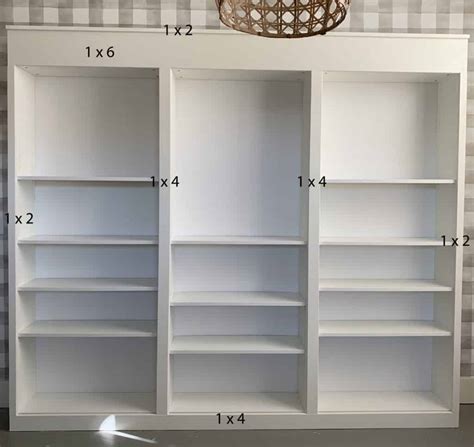 how to make the ikea billy bookcase into built ins to add value and style