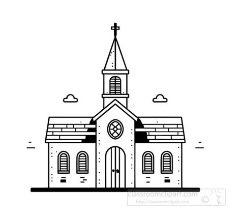 Christian Black And White Clipart