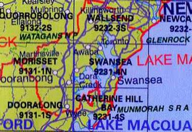 Swansea 9231-4N NSW Topographic Map - A.B.C. Maps