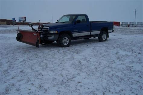 Buy used 1994 dodge ram 2500 diesel with western snow plow in Jamestown ...