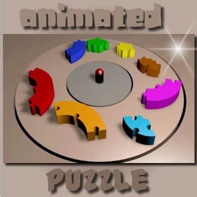 Animated Puzzle Intro - 3D Model by AnabaGate