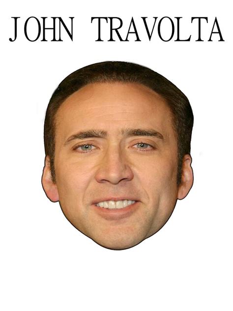 "John Travolta/Nicolas Cage Face/Off" Stickers by Paul502Paul | Redbubble