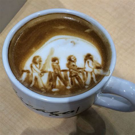 COFFEE LOVE: Unbelievable portraits drawn in latte foam | abc30.com